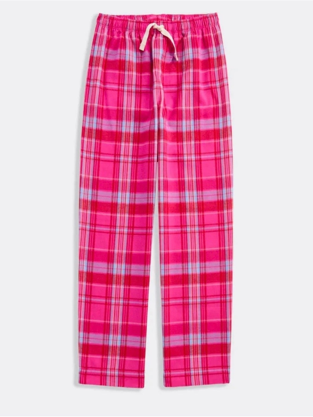 Vineyard Vines Girls Hot Pink Plaid Lounge Pants